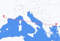 Flyg från Alexandroupolis, Grekland till Toulouse, Frankrike