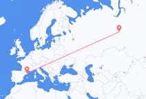 Flights from Surgut, Russia to Girona, Spain