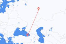 Vols de Kazan, Russie pour Trébizonde, Turquie
