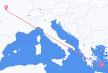 Flights from Tours, France to Santorini, Greece