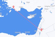 Flights from Amman to Dalaman
