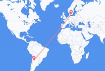 Flyg från La Rioja, Argentina, Argentina till Köpenhamn, Danmark