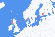 Vluchten van Islay naar Helsinki