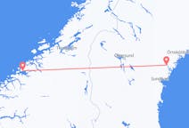 Vols depuis la ville de Molde vers la ville de commune de Kramfors