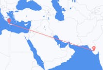 出发地 印度贾姆讷格尔目的地 希腊哈尼亚的航班