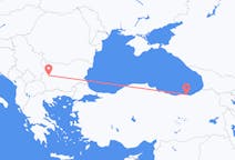 Loty z Trabzon, Turcja do Sofia, Bułgaria