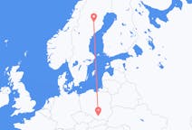 Flyrejser fra Lycksele, Sverige til Kraków, Polen