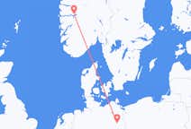 Flyreiser fra Sogndal, Norge til Berlin, Tyskland