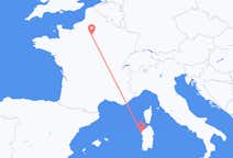 Flyg från Alghero, Italien till Paris, Frankrike