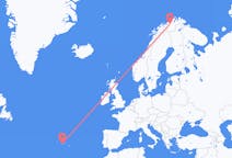Flights from Horta, Azores, Portugal to Alta, Norway