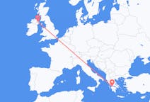 Flights from Patras, Greece to Belfast, the United Kingdom