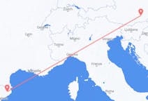 Flyrejser fra Graz, Østrig til Girona, Spanien