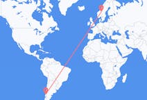 Flights from Osorno, Chile to Røros, Norway