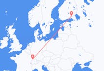 Flyreiser fra Villmanstrand, Finland til Basel, Sveits