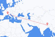 Flights from Bagdogra, India to Turin, Italy
