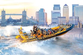 London elven Thames høyhastighet-båttur fra Tower Millennium Pier