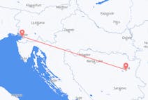 来自波斯尼亚和黑塞哥维那出发地 图兹拉目的地 意大利的里雅斯特的航班