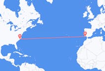 Vols de Jacksonville, États-Unis vers District de Faro, portugal