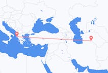 Flyg från Asjchabad, Turkmenistan till Korfu, Grekland