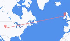 Flyreiser fra Laramie, USA til Derry, Nord-Irland