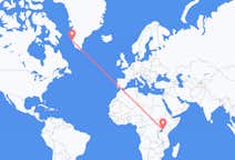 Flyg från Kisumu, Kenya till Nuuk, Grönland