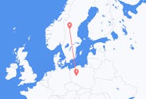 Flights from Sveg, Sweden to Poznań, Poland