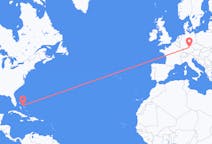 Flyreiser fra North Eleuthera, Bahamas til Nürnberg, Tyskland