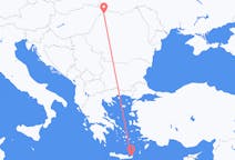 Flights from Sitia, Greece to Satu Mare, Romania