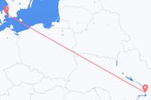 Flyreiser fra København, Danmark til Zaporizhia, Ukraina