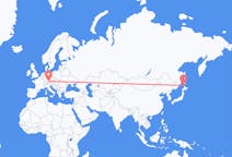 Flyreiser fra Wakkanai, Japan til München, Tyskland