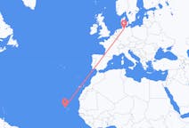 Flug frá São Vicente, Grænhöfðaeyjum til Hamborgar, Þýskalandi
