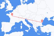 Flyg från Tours, Frankrike till Varna, Bulgarien
