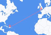 Flyg från Santiago de los Caballeros, Dominikanska republiken till Alderney, Guernsey