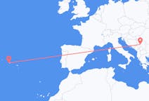 Flights from Kraljevo, Serbia to Horta, Azores, Portugal