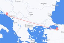 トルコのブルサから、クロアチアのドゥブロヴニクまでのフライト