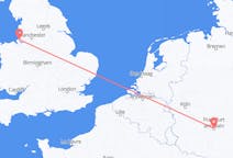 Lennot Frankfurtista, Saksasta Liverpooliin, Englantiin
