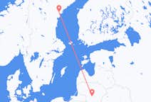Loty z Sollefteå, Szwecja do Kowna, Litwa