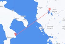 Flights from Crotone, Italy to Ohrid, Republic of North Macedonia