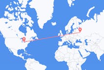 Flights from Detroit, the United States to Moscow, Russia