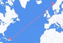 出发地 多米尼加共和国聖多明哥目的地 挪威Ålesund的航班