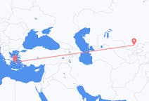 Flights from Shymkent, Kazakhstan to Syros, Greece
