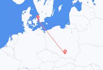 Flyg från Krakow till Köpenhamn