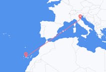Flights from Forli, Italy to Tenerife, Spain