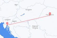 Flyrejser fra Rijeka til Cluj Napoca