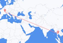 Vols de Bangkok, Thaïlande à Genève, Suisse