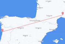 Flights from Nîmes, France to Porto, Portugal