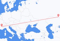 Flights from Orsk, Russia to Grenoble, France