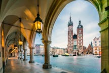 Flights from Kraków in Poland to Europe