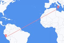 Flyrejser fra Lima, Peru til Malta, Malta