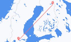 Vluchten van Kuusamo, Finland naar Örebro, Zweden